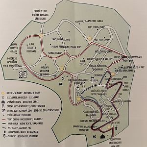 Zoo Map - 1999