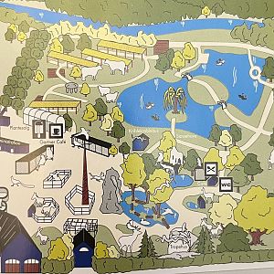 Nykobing Falster Zoo Map - 2009