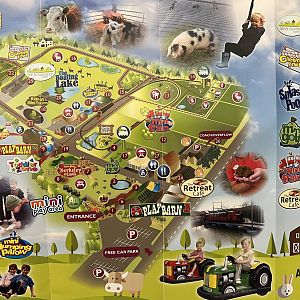 Cattle Country Adventure Park Map - 2015