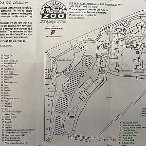 Zoo Map - 1991?