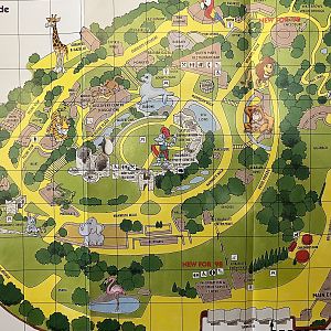 Zoo Map - 1998