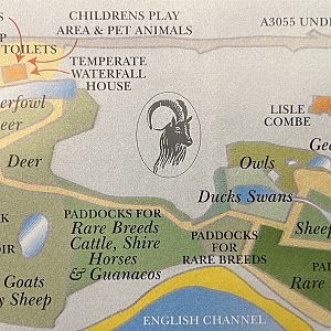 Rare Breeds & Waterfowl Park Map
