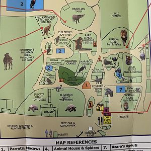 Zoo Map - 2016