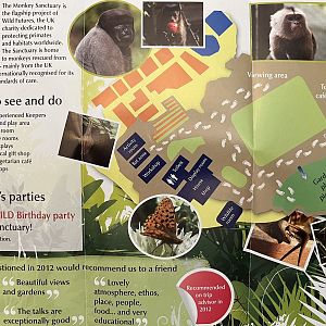 Monkey Sanctuary Map - 2013