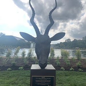 Addax sculpture