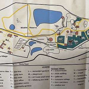 Bundoora Park Map - 2012