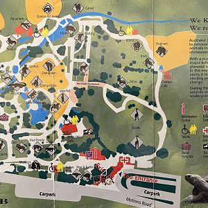 Zoo Map - 1996