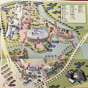 Shenzhen Xiaomeisha Sea World Map - undated