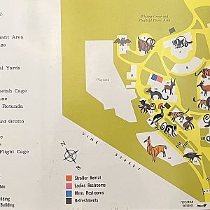 Zoo Map - 1969 (with index)