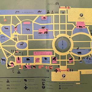 Zoo Map - 1977