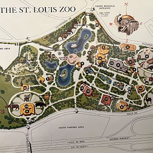 Zoo Map - 1973