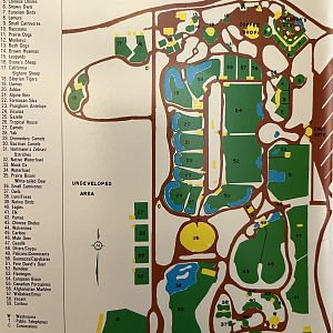 Zoo Map - 1993