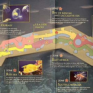 S.E.A. Aquarium Map - 2012