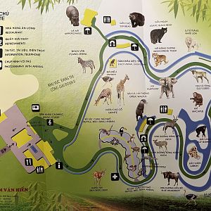 Dai Nam Zoo Map - undated