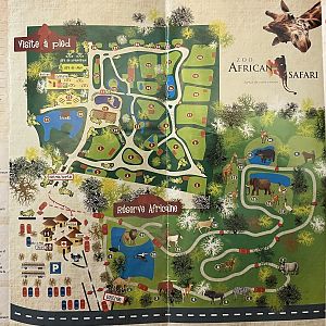 Zoo African Safari Map - 2016