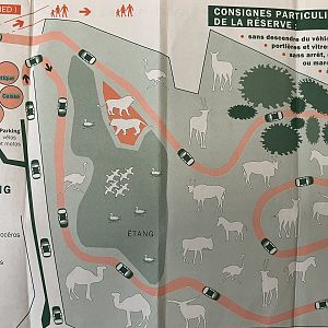 Zoo African Safari Map - undated