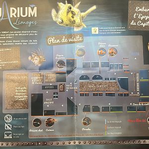 L’Aquarium Limoges Map - undated