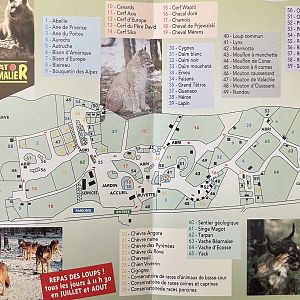 Parc Animalier Gramat Map - undated