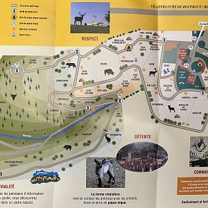 Parc Animalier de Pradinas Map - undated
