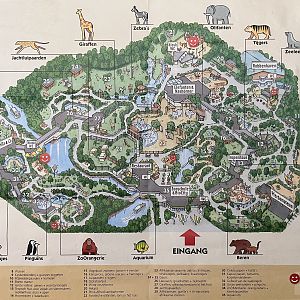 Zoo Map - 2013 (German)