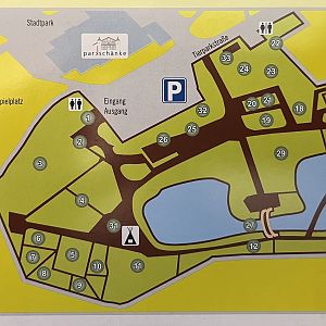 Amerika Tierpark Map - undated