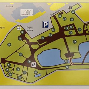 Amerika Tierpark Map - undated