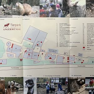 Tierpark Angermunde Map - 2015