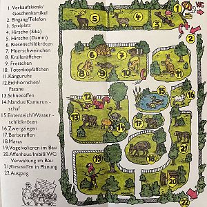 Tierpark Bad Liebenstein Map - undated