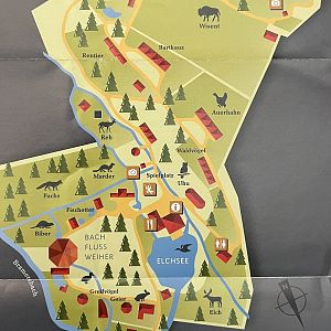 Bayerwald Tierpark Map - 2021
