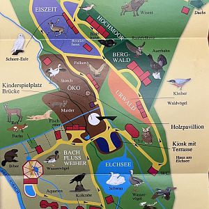Bayerwald Tierpark Map - undated