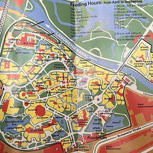 Zoo Map - 1992