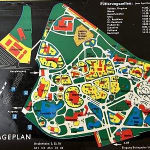 Zoo Map - 1966