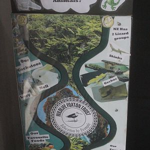 Entrance signage, Wildlife Foxton Trust