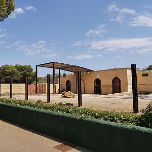 First (rightmost) elephant enclosure