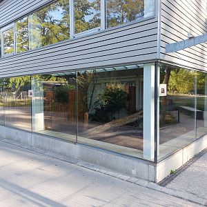 Serval indoor exhibit