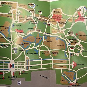 Zoo Map - 1993