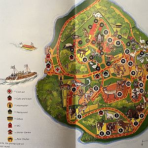 Zoo Map - 1980