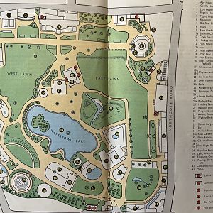 Zoo Map - 1968