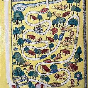 Zoo Map - 1967