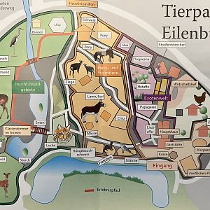Eilenburg Tierpark Map - 2020