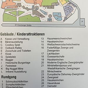 Tiergarten Eisenberg Map - undated