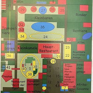 Erlebnistierpark Memleben Map - 2014