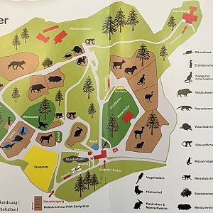 Familientierpark Wolgast Map - 2017
