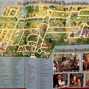 Freizeit-Land Geiselwind Zoo Map - 1998