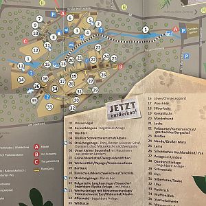Tierpark Gera Map - undated