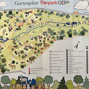 Tierpark Gera Map - undated