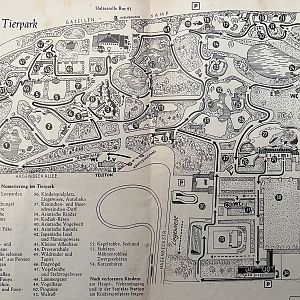 Zoo Map - 1964