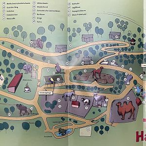 Tiergarten Halberstadt Map - 1999?