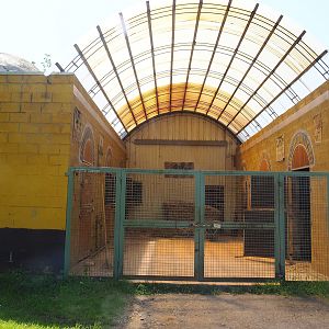 Dromedary camel holding area and stables, 2023-05-19