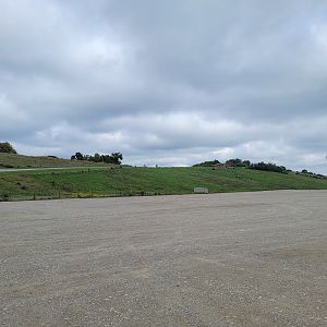 The Wilds - View of road up to buildings